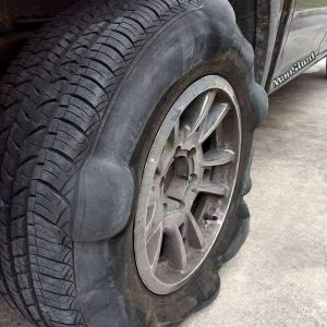What Caused This Freaky Tire Mutation? What Caused This Freaky Tire Mutation?