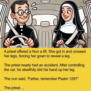 A priest offered a Nun a lift A priest offered a Nun a lift