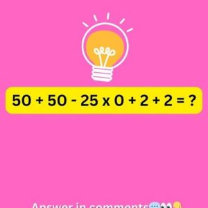 Can You Solve This Classic Math Problem? Only a Few Can Follow the Steps Correctly – Give It a Go! Can You Solve This Classic Math Problem? Only a Few Can Follow the Steps Correctly – Give It a Go!