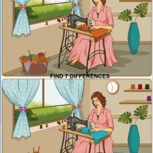 Spot the 7 Differences – Puzzle Solution Spot the 7 Differences – Puzzle Solution