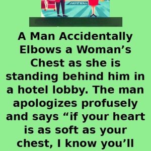 A Man Accidentally Elbows a Woman’s Chest A Man Accidentally Elbows a Woman’s Chest