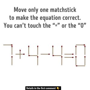 How One Small Move Can Make This Equation Correct – Can You Do It?