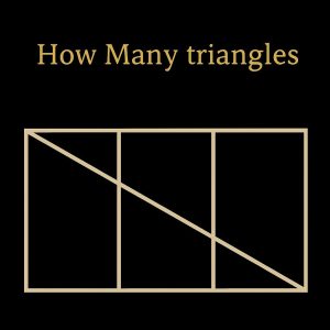 How Many Triangles Can You See in This Picture? A Visual Puzzle That Tricks the Mind