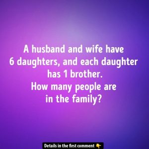 Six Daughters and Brother—What’s the Total? Prove Your Logic!