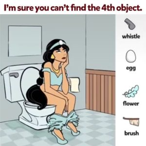 Find the Brush, Egg, Flower, and Whistle Find the Brush, Egg, Flower, and Whistle