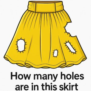How Many Holes Are Actually in This Skirt? The Puzzle That’s Tricking Everyone