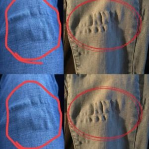 If you have ever seen these on your jeans, you are not alone! Here is the reasons If you have ever seen these on your jeans, you are not alone! Here is the reasons