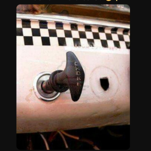 Can you guess what this forgotten relic once did?