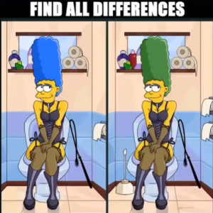 Only 10/10 Eyes Can Spot All the Differences in This Hilarious Marge Simpson Puzzle