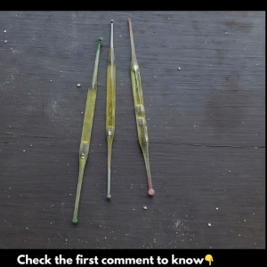 I found this delicate little glass stick hidden inside an old purse at a vintage market. Any idea what it was used for back in the day?