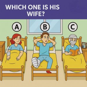 Are You Sharp Enough to Identify B’s Real Wife?