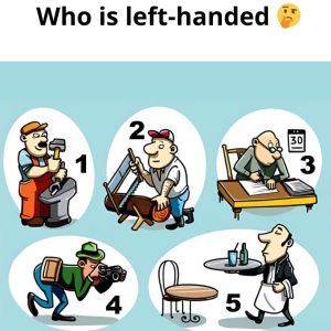 Who is the left-handed person-s1