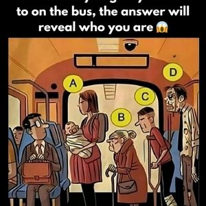 Who would you give your seat to on the bus, the answer will reveal who you are