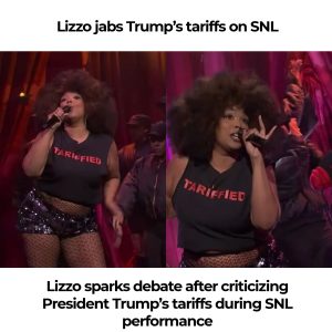 Lizzo sparks debate after criticizing President Trump’s tariffs during SNL performance Lizzo sparks debate after criticizing President Trump’s tariffs during SNL performance