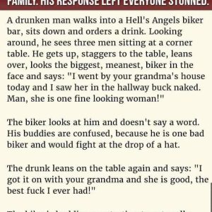 The Drunk and the Biker’s Grandma The Drunk and the Biker’s Grandma