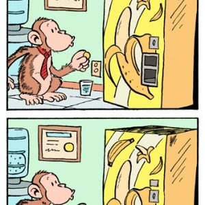 Spot the 7 Differences in the Monkey & Banana Vending Machine Puzzle!